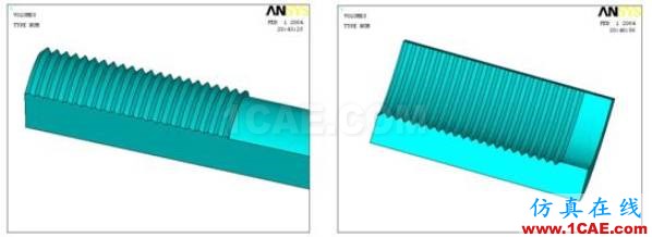 專業(yè)連載文章 | ANSYS中索單元的二次開發(fā) Part5-鋼棒螺紋接頭的接觸有限元應(yīng)用探討ansys分析圖片26