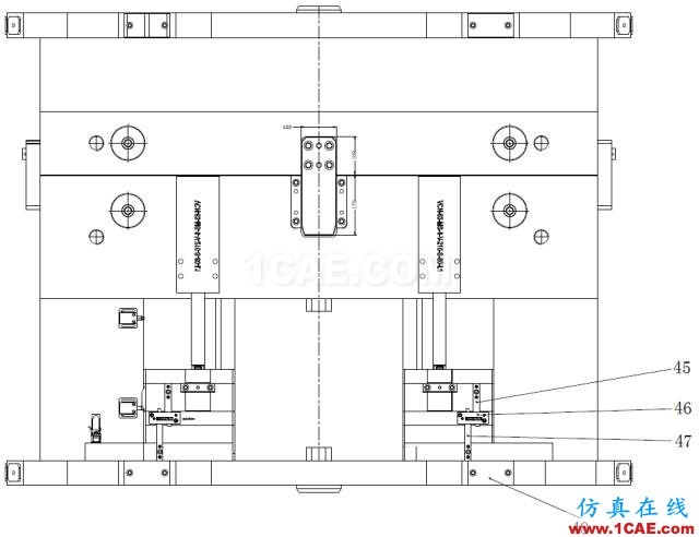 模具設計經(jīng)典案例：汽車門板下本體模具的設計機械設計圖例圖片5