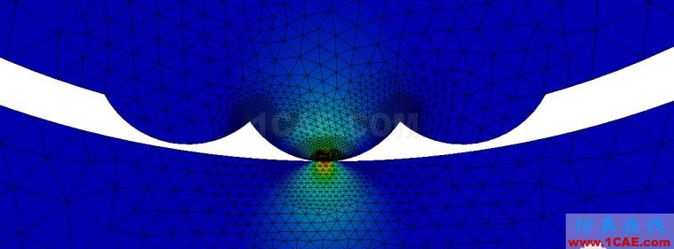 基于ANSYS Workbench軟件Convergence工具判定求解收斂的簡例——【鋼絲繩赫茲接觸分析】【轉(zhuǎn)發(fā)】ansys結(jié)果圖片10