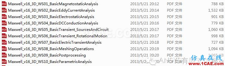 ANSYS Maxwell 電磁場官方培訓資料&實例講解Maxwell培訓教程圖片5