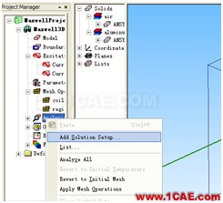 ANSYS Workbench與Ansoft Maxwell 電磁結(jié)構(gòu)耦合案例Maxwell仿真分析圖片24