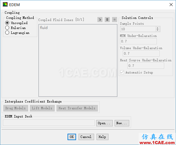 【FLUENT案例】06:與EDEM耦合計算【轉(zhuǎn)發(fā)】ansys workbanch圖片12