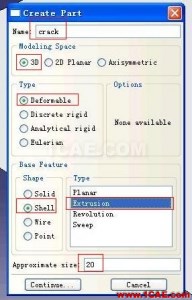 ABAQUS6.9版本XFEM(擴(kuò)展有限元)例子的詳細(xì)圖解step by step