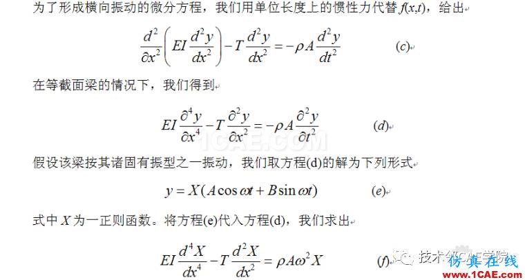 【干貨】軸力對(duì)簡(jiǎn)支梁模態(tài)的影響——預(yù)應(yīng)力模態(tài)ansys培訓(xùn)的效果圖片3