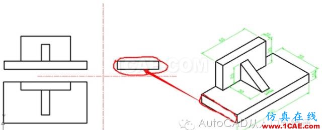 AutoCAD 繪制三視圖AutoCAD技術(shù)圖片15