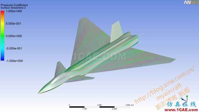 基于CFD的“四代機(jī)”大迎角流場(chǎng)結(jié)構(gòu)展示 (FLUENT/CFD-POST/Tecplot/EnSight)【航哥】