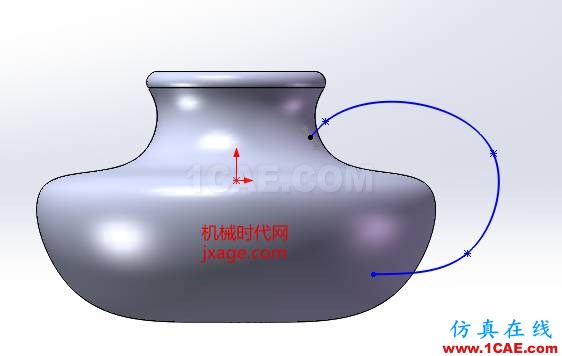 solidworks如何使用放樣特征？solidworks simulation培訓(xùn)教程圖片8