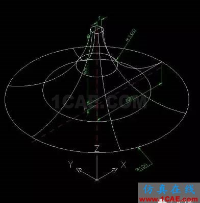 AutoCAD曲面實體造型實例AutoCAD仿真分析圖片8