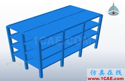 【簡(jiǎn)單實(shí)例】abaqus/CAE建的簡(jiǎn)單的框架模型(線性框架)