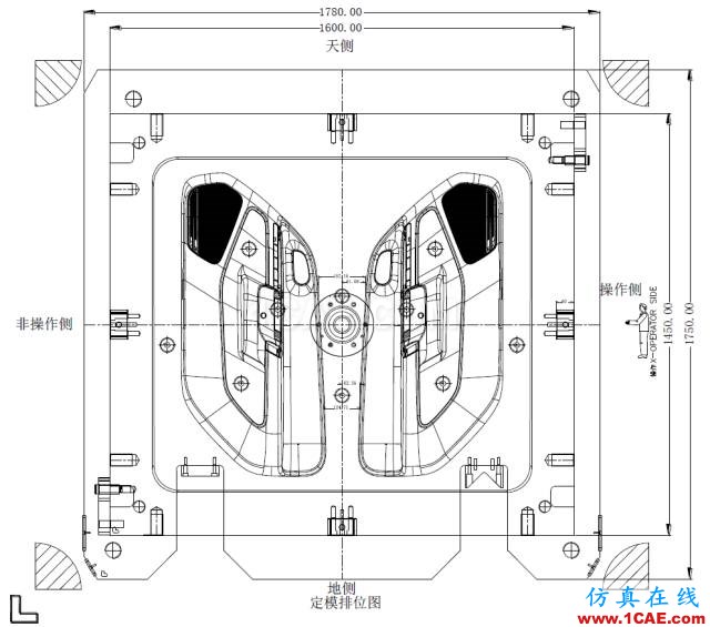 模具設計經(jīng)典案例：汽車門板下本體模具的設計機械設計圖例圖片3