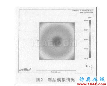 注塑制品厚度對收縮率變化影響moldflow注塑分析圖片3