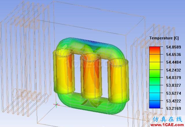 Icepak培訓(xùn)教程:對(duì)變壓器進(jìn)行不同環(huán)境下的散熱模擬計(jì)算ansys圖片9