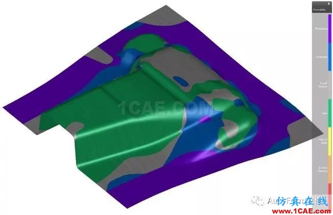 【autoform技術案例】以B柱為例進行系統(tǒng)性拉延筋設計autoform分析案例圖片5