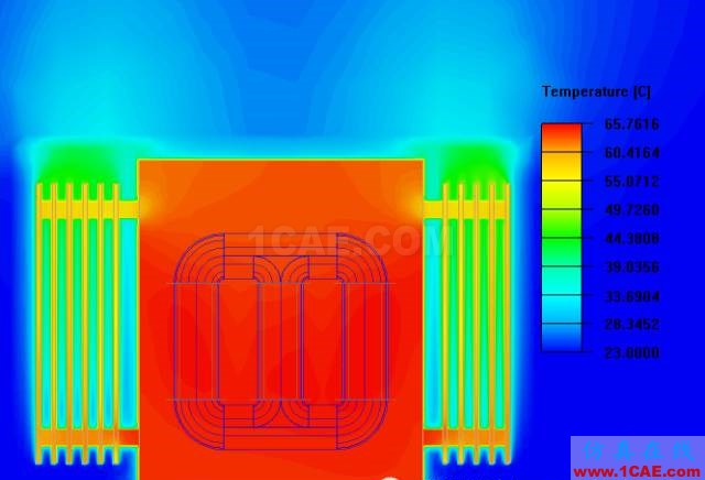 Icepak培訓(xùn)教程:對(duì)變壓器進(jìn)行不同環(huán)境下的散熱模擬計(jì)算ansys結(jié)構(gòu)分析圖片13