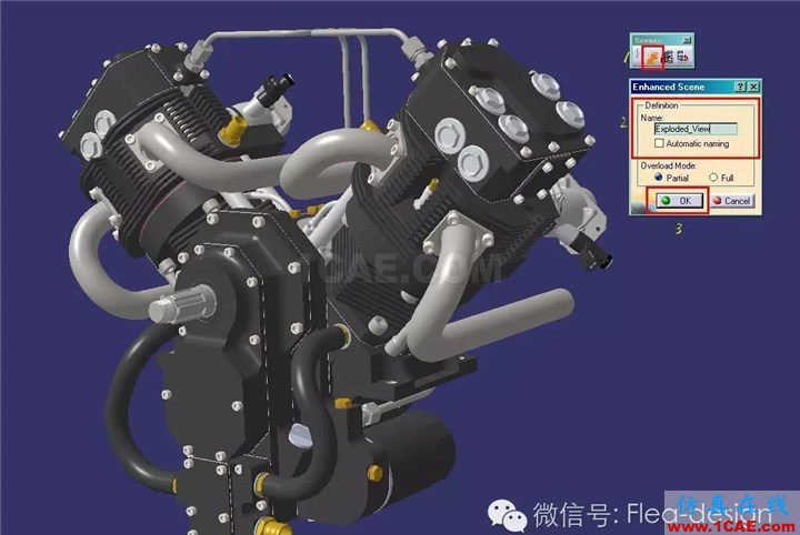 CATIA 軟件技能推送之二 讓工程圖酷炫起來(lái)Catia技術(shù)圖片2