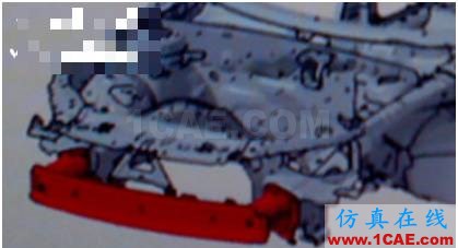 汽車防撞梁總成結(jié)構(gòu)設(shè)計(jì)ansys仿真分析圖片4