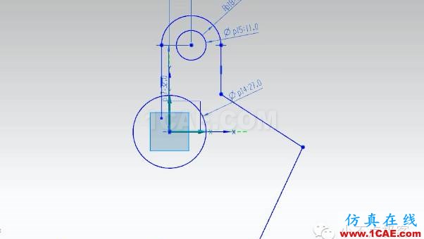 小康分享：UG/NX同步建模教程（11）之草圖繪制  | 點客開講ug設(shè)計案例圖片2