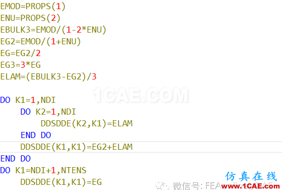 ABAQUS子程序UMAT簡(jiǎn)單應(yīng)用abaqus有限元圖片8