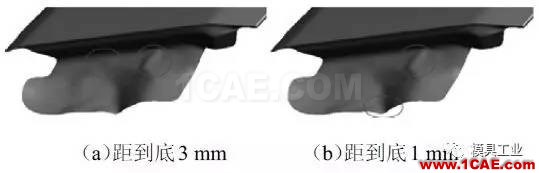 從兩個(gè)方面改良翼子板沖壓工藝autoform分析案例圖片8