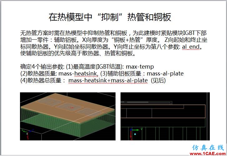 案例 | 用戶分享——利用響應面優(yōu)化評估150KW逆變器散熱方案ansys分析案例圖片5