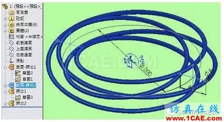 莫比烏斯轉(zhuǎn)環(huán)_組件動畫solidworks simulation學(xué)習(xí)資料圖片4