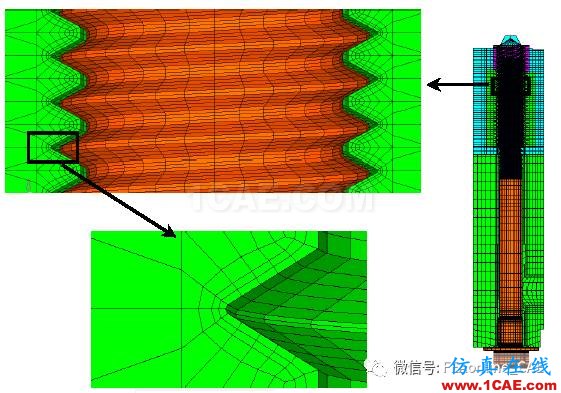 帶螺紋螺栓接觸應(yīng)力分析abaqus有限元資料圖片2