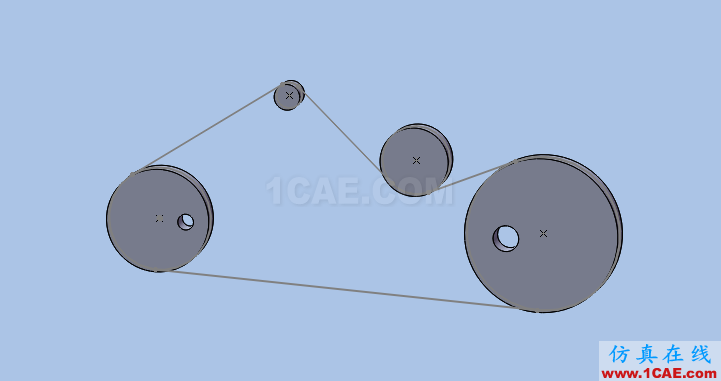 solidworks如何使用布局草圖創(chuàng)建皮帶仿真？solidworks simulation應(yīng)用技術(shù)圖片10