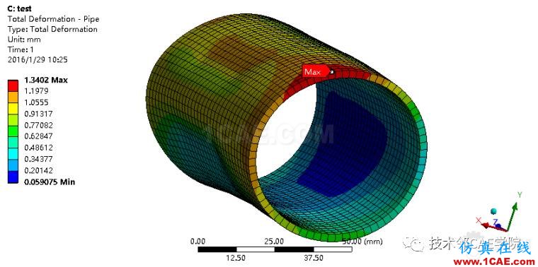 【干貨】ANSYS workbench接觸問(wèn)題案例——卡箍連接ansys培訓(xùn)課程圖片16