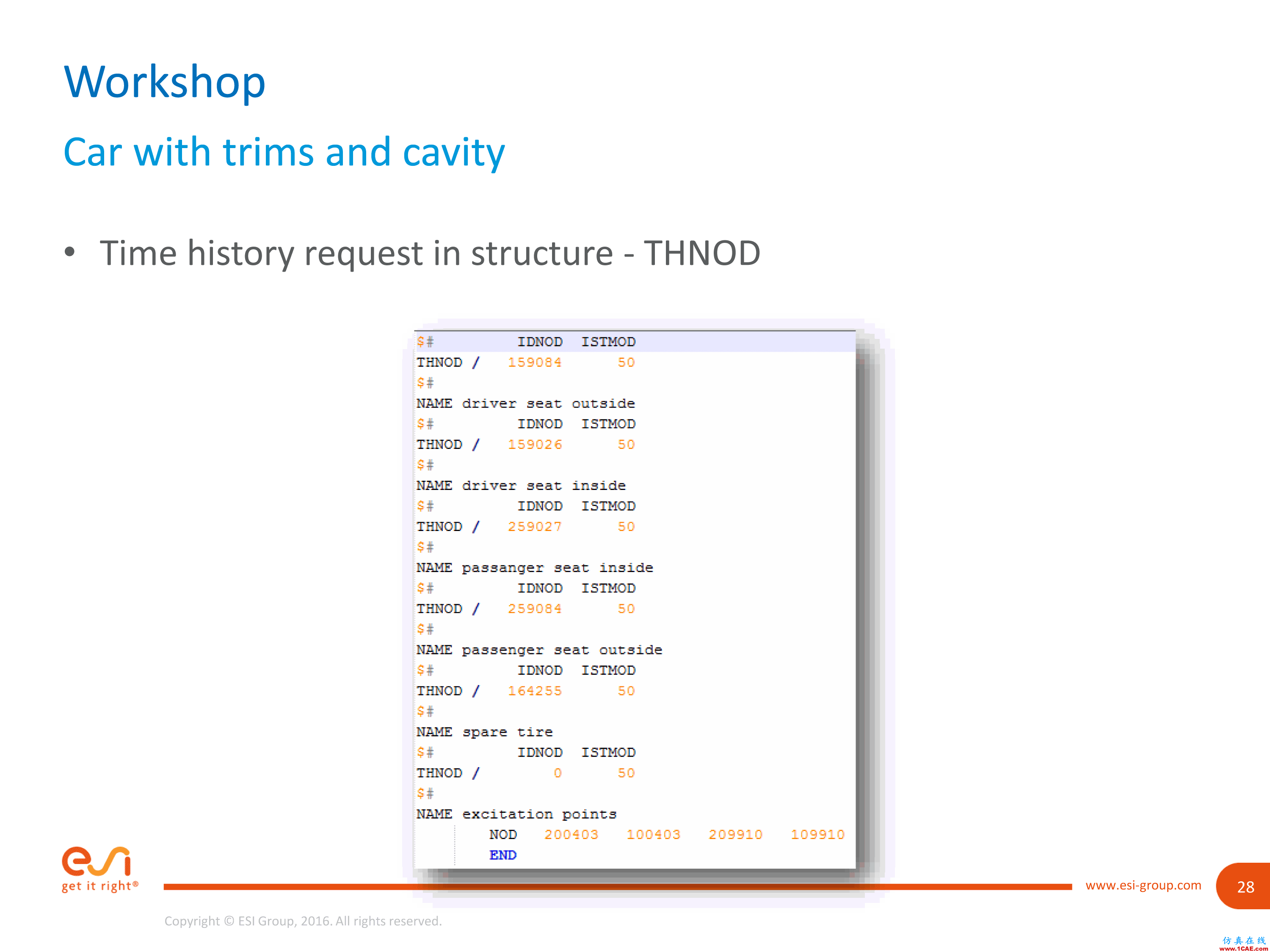 培訓(xùn)視頻 | 如何計算VPS中具有內(nèi)飾的車輛結(jié)構(gòu)聲響應(yīng)有限元理論圖片29