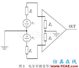 電導率測量等效原理圖