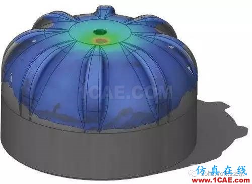 SolidWorks Simulation:黑膠唱片機蓋支撐墊的模態(tài)分析solidworks simulation分析圖片4