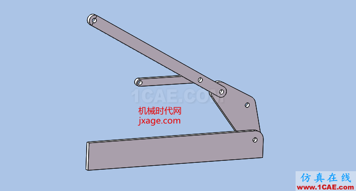 solidworks夾緊裝置模擬solidworks仿真分析圖片3